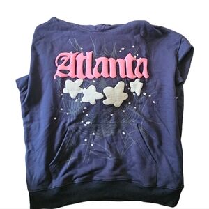 Spider Atlanta Hoodie Navy